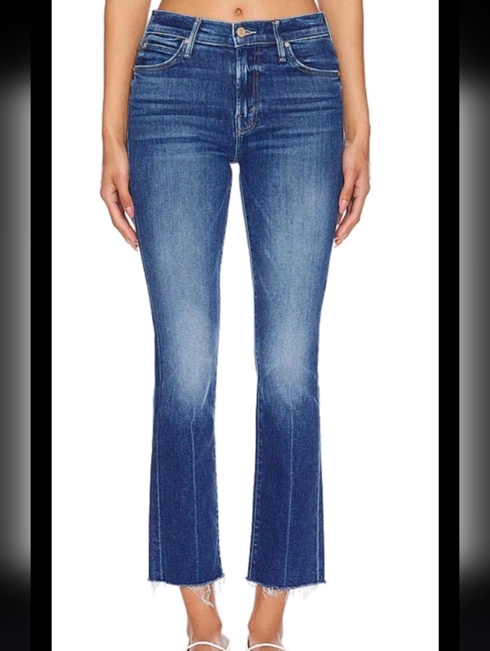 Mother The Rascal Ankle Fray jeans Opposites Attract 27
